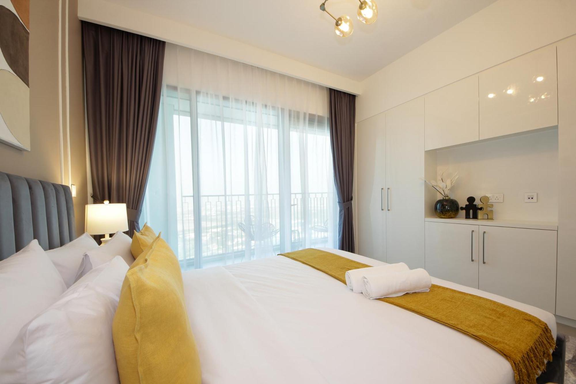 Rh -skyline Serenity, High-floor Oasis In Downtown, Walk To Burj Khalifa Apartment *
