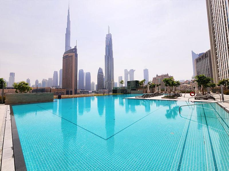 Rh -skyline Serenity, High-floor Oasis In Downtown, Walk To Burj Khalifa *